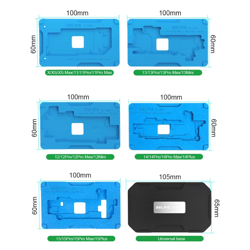 Stacja robocza do reballingu Relife RL-601T dla Apple iPhone X - 15 Series