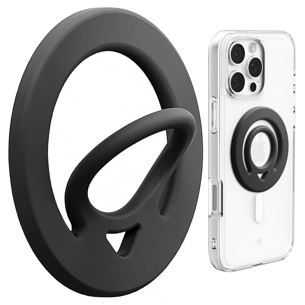 Uchwyt na pierścień Spigen Dual Pop, Uniwersalny, Czarny AMP08886