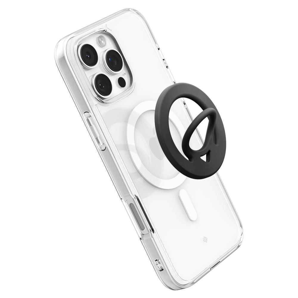 Uchwyt na pierścień Spigen Dual Pop, Uniwersalny, Czarny AMP08886