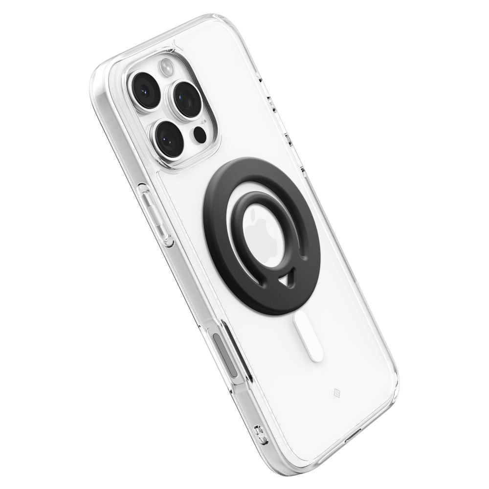 Uchwyt na pierścień Spigen Dual Pop, Uniwersalny, Czarny AMP08886