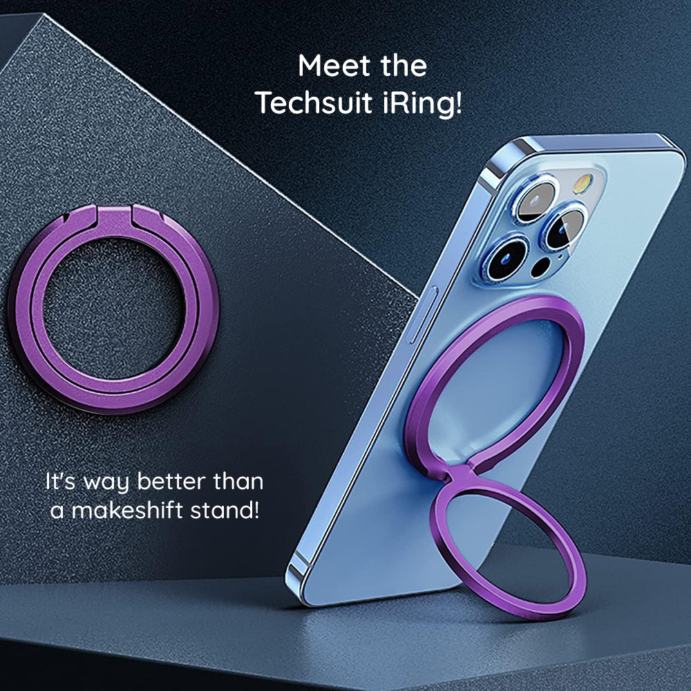 Techsuit MPR3 Ring Holder, Universal, Blue