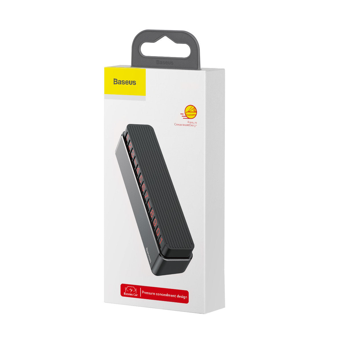Uchwyt na telefon samochodowy Baseus Moonlight Box, Szary ACNUM-B0G