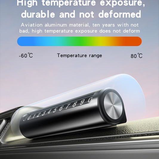 Uchwyt na numer telefonu do samochodu Yesido C202, Czarny