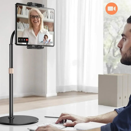 Stojak biurkowy Lisen na telefon / tabletę, 4.7inch - 12.9inch, Czarny YL0420050002