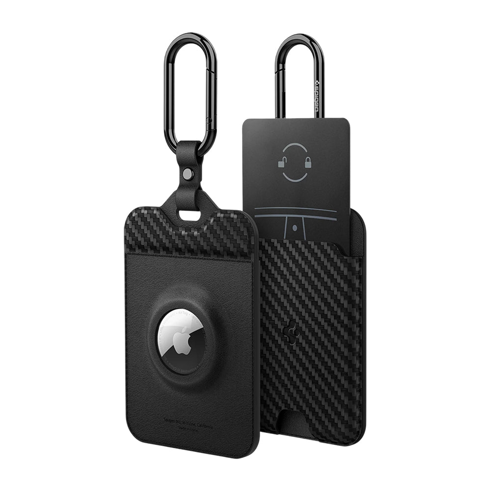 Uchwyt na klucz Spigen Air Fit do Tesla / Apple AirTag, zestaw 2 sztuki ACP08793