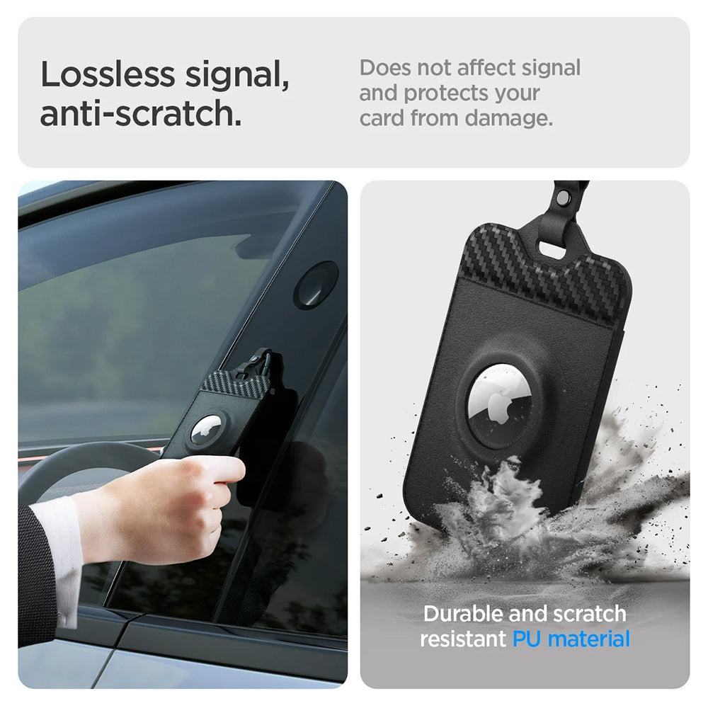 Uchwyt na klucz Spigen Air Fit do Tesla / Apple AirTag, zestaw 2 sztuki ACP08793