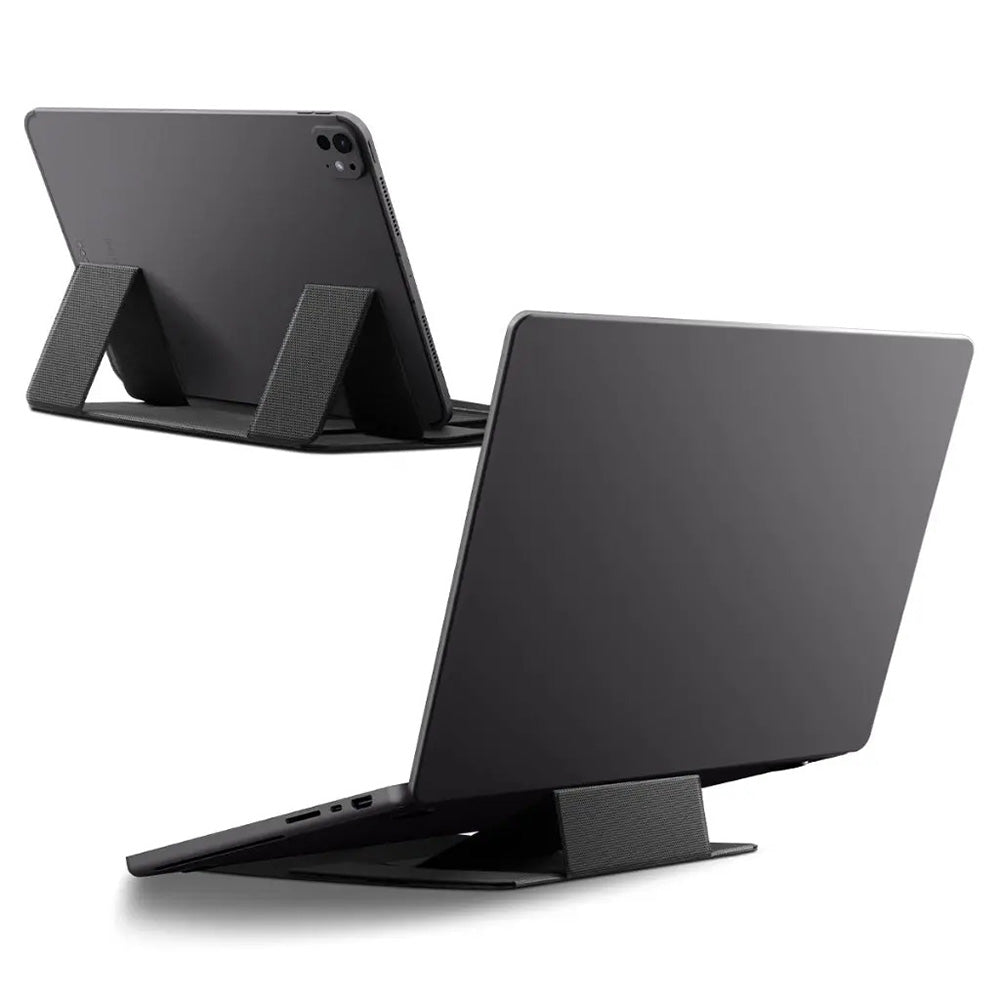 Podstawka Spigen Slim Fold LD201-S8 do laptopa max. 16 cali, Czarna AMP11117