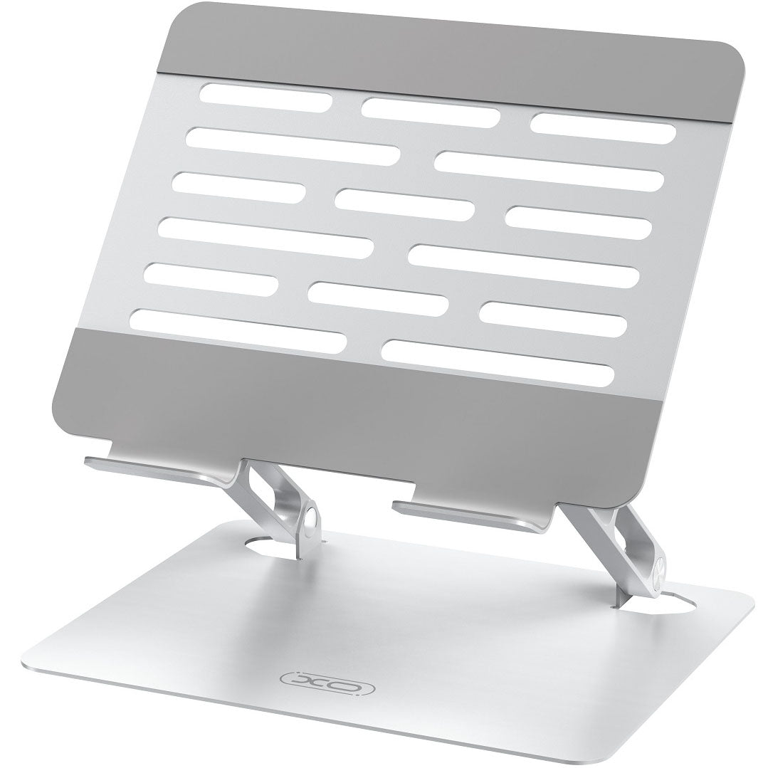 Podstawka pod laptopa XO Design C152 do laptopów o przekątnej do 17,3 cala, srebrna