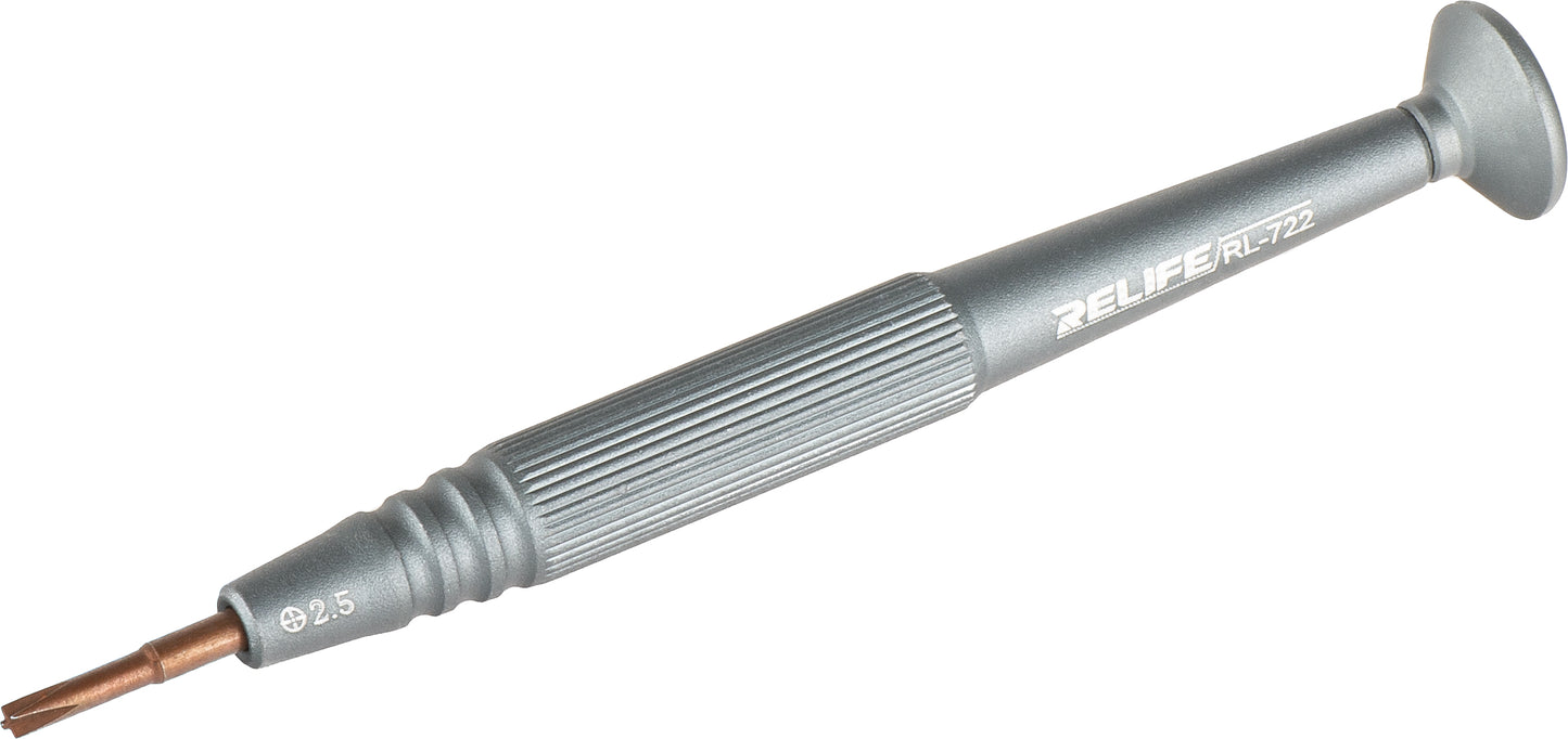 Śrubokręt Relife RL-722, Krzyżakowy pusty 2,5 mm