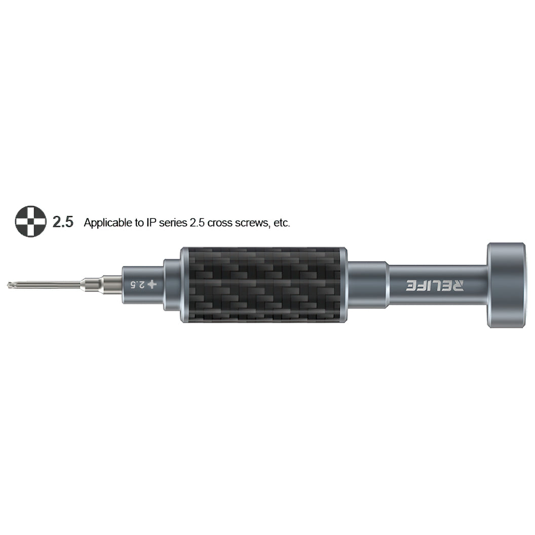 Śrubokręt Relife RL-729, Krzyżak Pusty 2.5mm