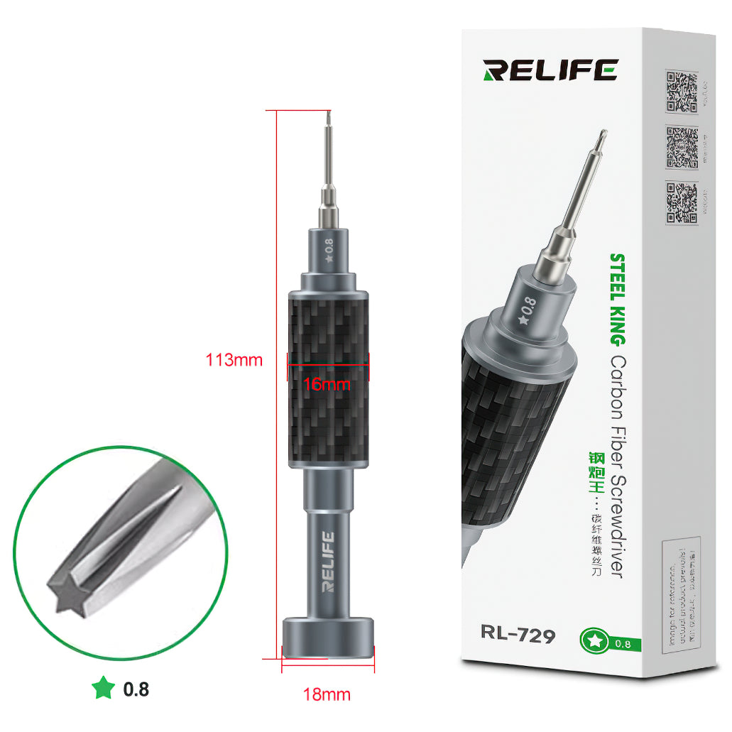 Śrubokręt Relife RL-729, Pentalobe 0.8mm