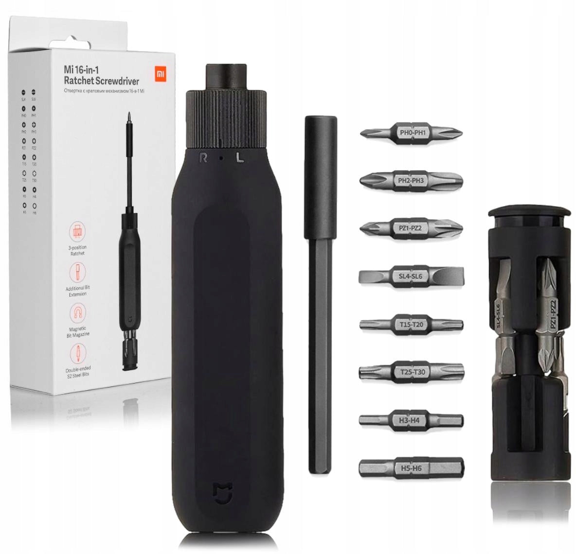 Wkrętak Xiaomi Ratchet, 16w1 BHR4779GL