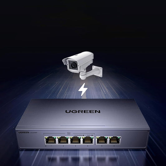 Switch sieciowy UGREEN CM741 (35371EU), szary