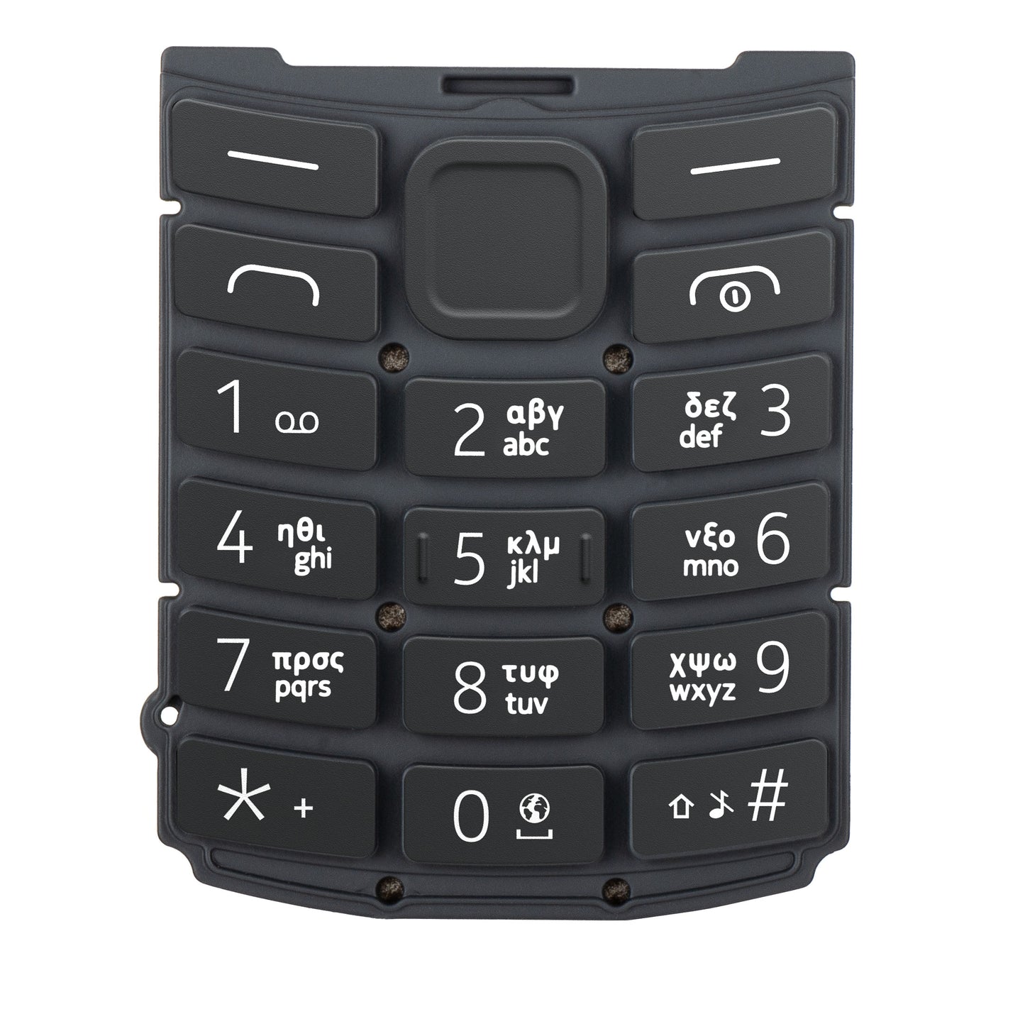 Klawiatura grecka do Nokia 105 4G 2nd Edition, Charcoal