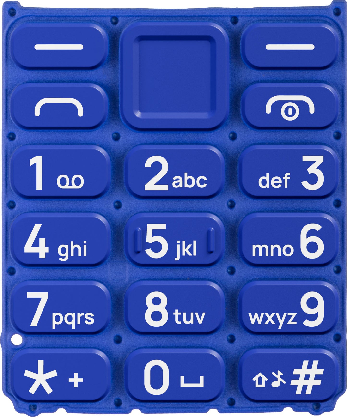Klawiatura łacińska do HMD 105 / Nokia 105 (2024), niebieska