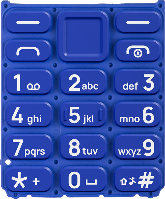 Klawiatura łacińska do HMD 105 / Nokia 105 (2024), niebieska