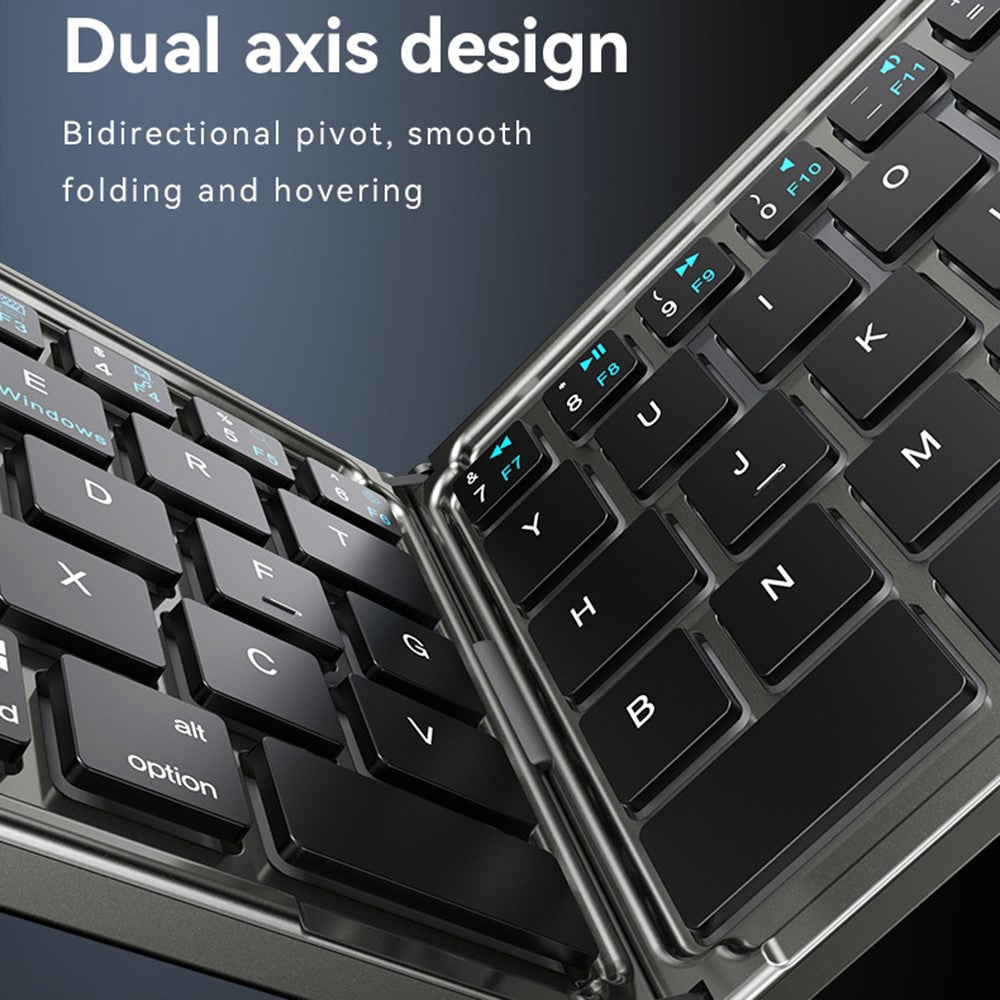 Yesido KB27 Foldable Bluetooth Keyboard, Black