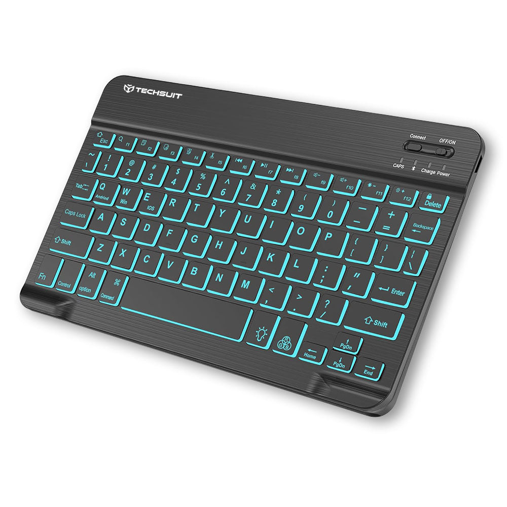 Klawiatura bezprzewodowa Techsuit WK1, RGB, Czarna