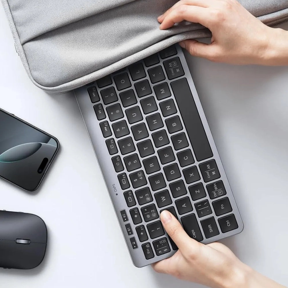 Klawiatura bezprzewodowa UGREEN 75049, BT / Wi-Fi, Czarna