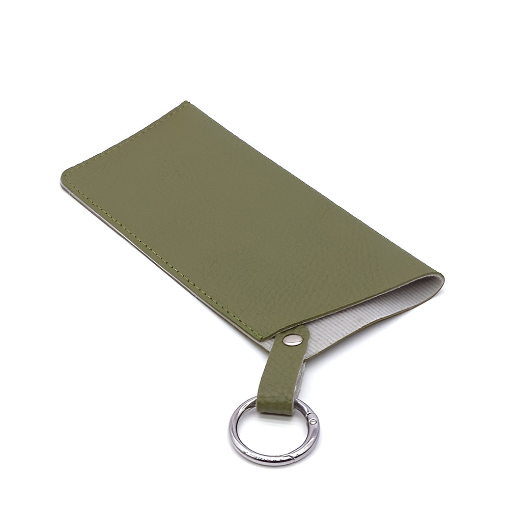 Etui na okulary Techsuit ETN6, 175mm x 85mm, Zielony