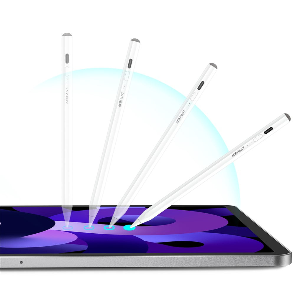 Touch Pen Acefast V2 dla Apple iPad, Wersja Aktywna, Biały