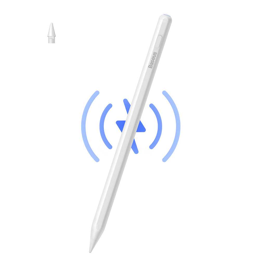 Touch Pen Baseus Smooth Writing 2 Series dla Apple iPad, Wersja Aktywna Bezprzewodowa, Biały SXBC080102