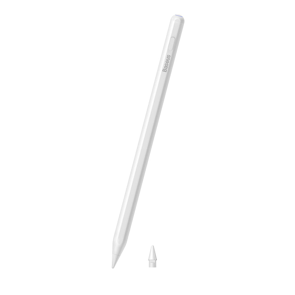 Touch Pen Baseus Smooth Writing 2 Series dla Apple iPad, Wersja Aktywna Bezprzewodowa, Biały SXBC080102
