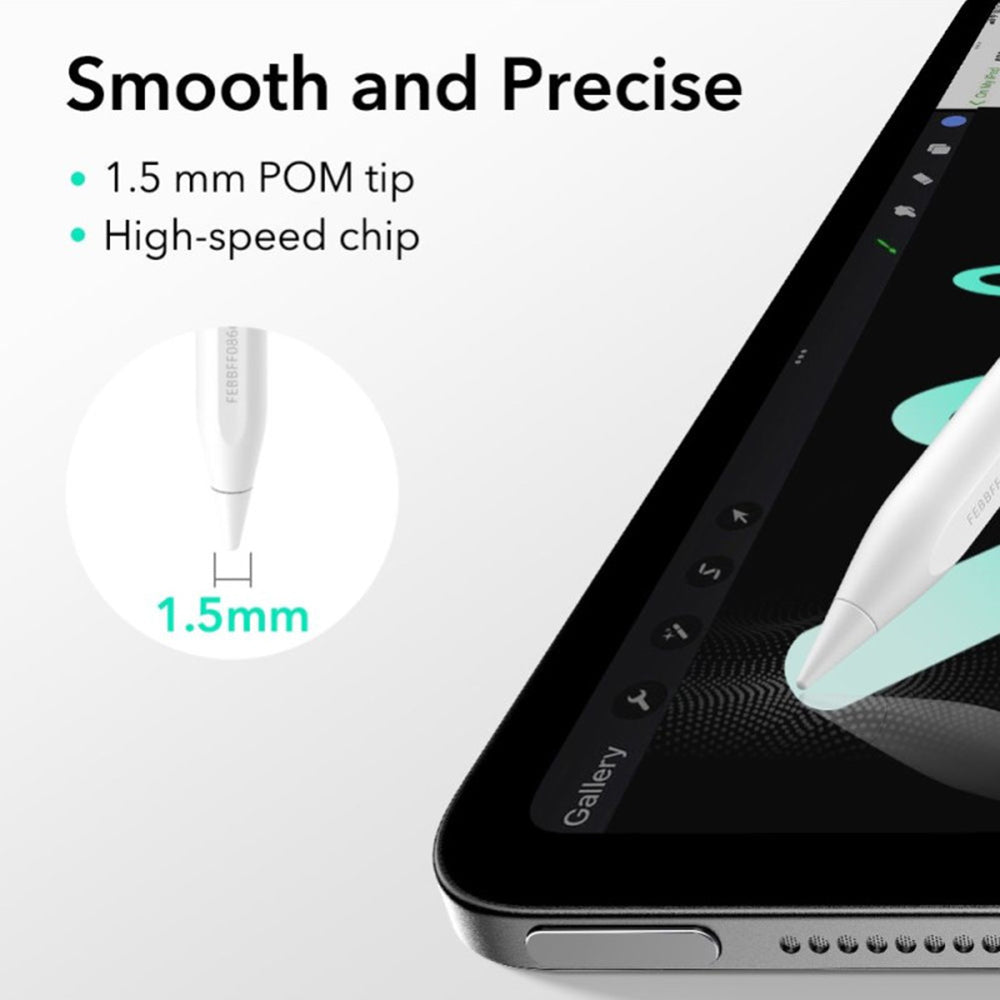Touch Pen ESR Geo dla Apple iPad, Wersja Aktywna, Biały
