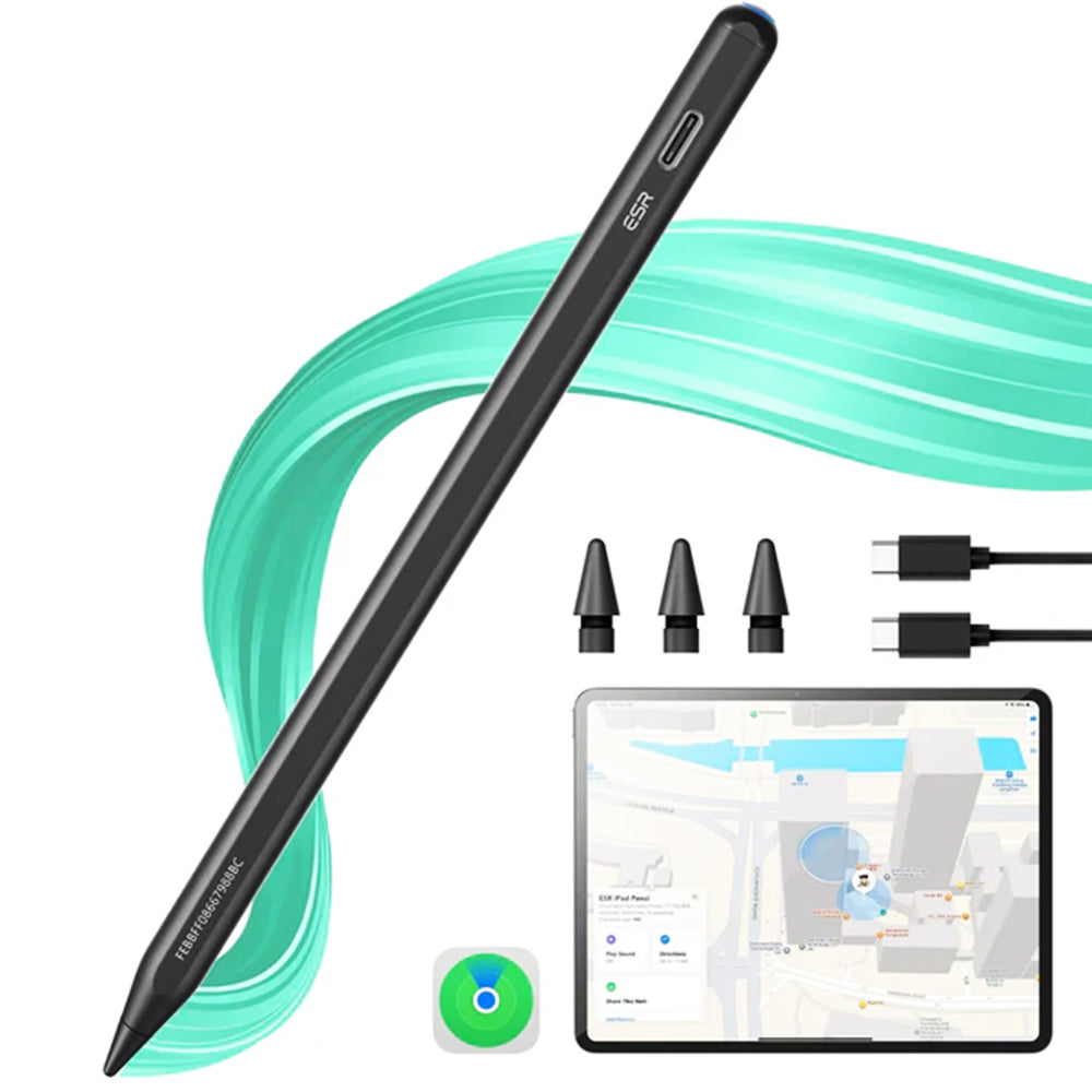 Rysik ESR Geo dla Apple iPad, Wersja Aktywna, Czarny