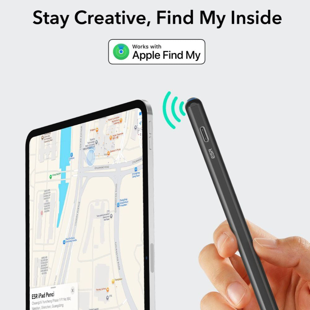 Rysik ESR Geo dla Apple iPad, Wersja Aktywna, Czarny