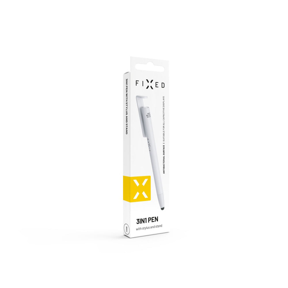 Touch Pen Fixed, 3w1, Biały
