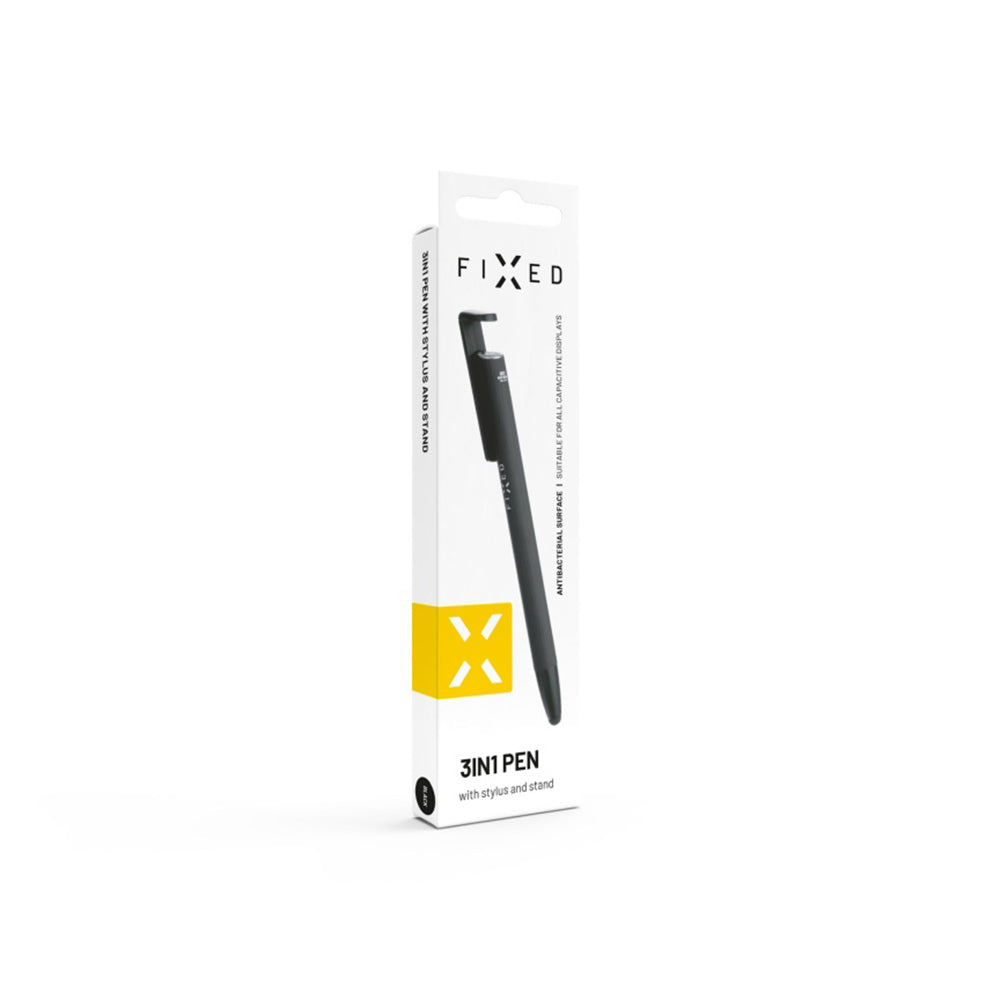 Touch Pen Fixed, 3w1, Czarny