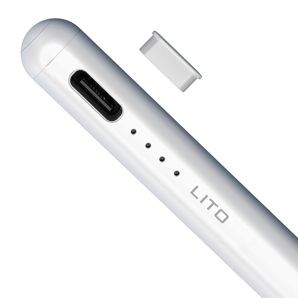 Touch Pen Lito K1 dla Apple iPad, Wersja Aktywna, Biały
