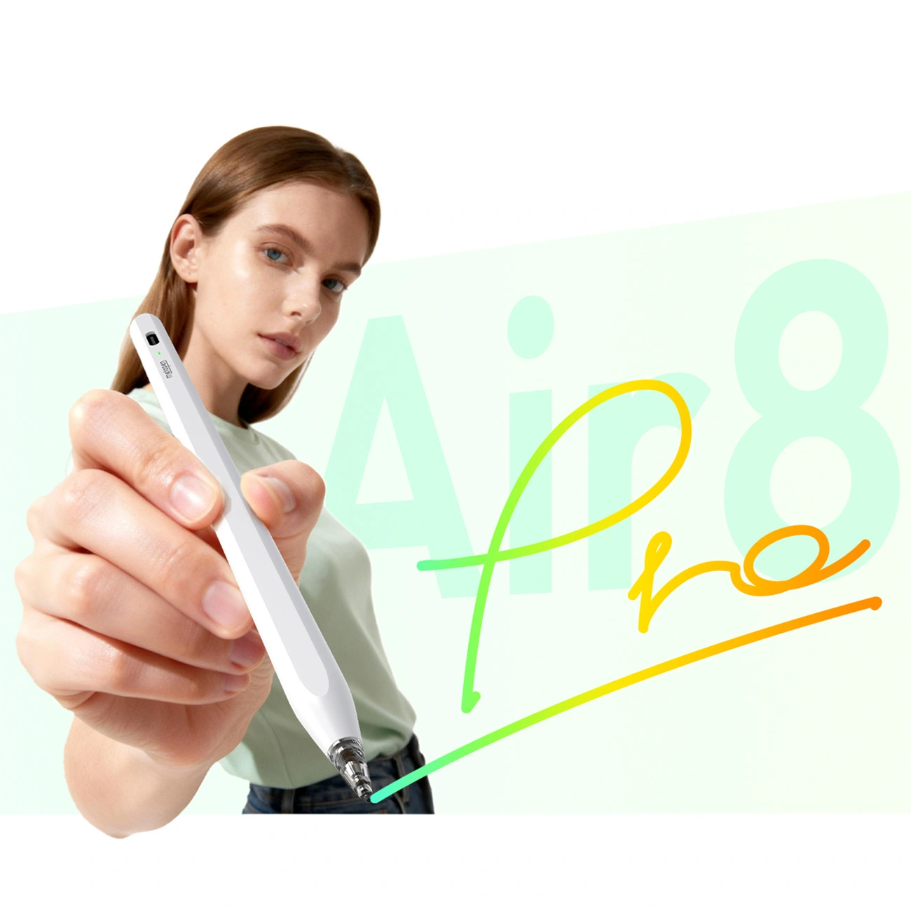 Rysik Metapen Air8 Pro do Apple iPad, Wersja Active, Biały ME-APP172