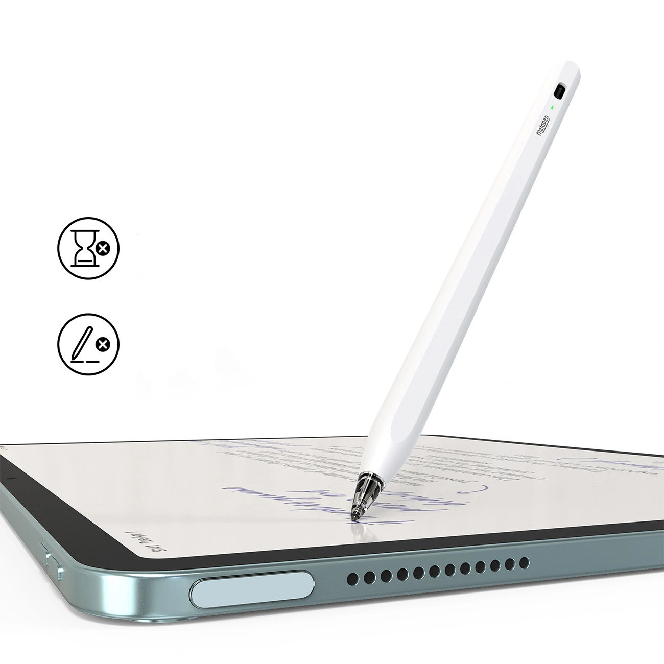 Rysik Metapen Air8 Pro do Apple iPad, Wersja Active, Biały ME-APP172