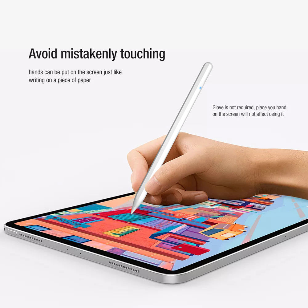 Touch Pen Techsuit M2 dla Apple iPad, Wersja Aktywna, Biały