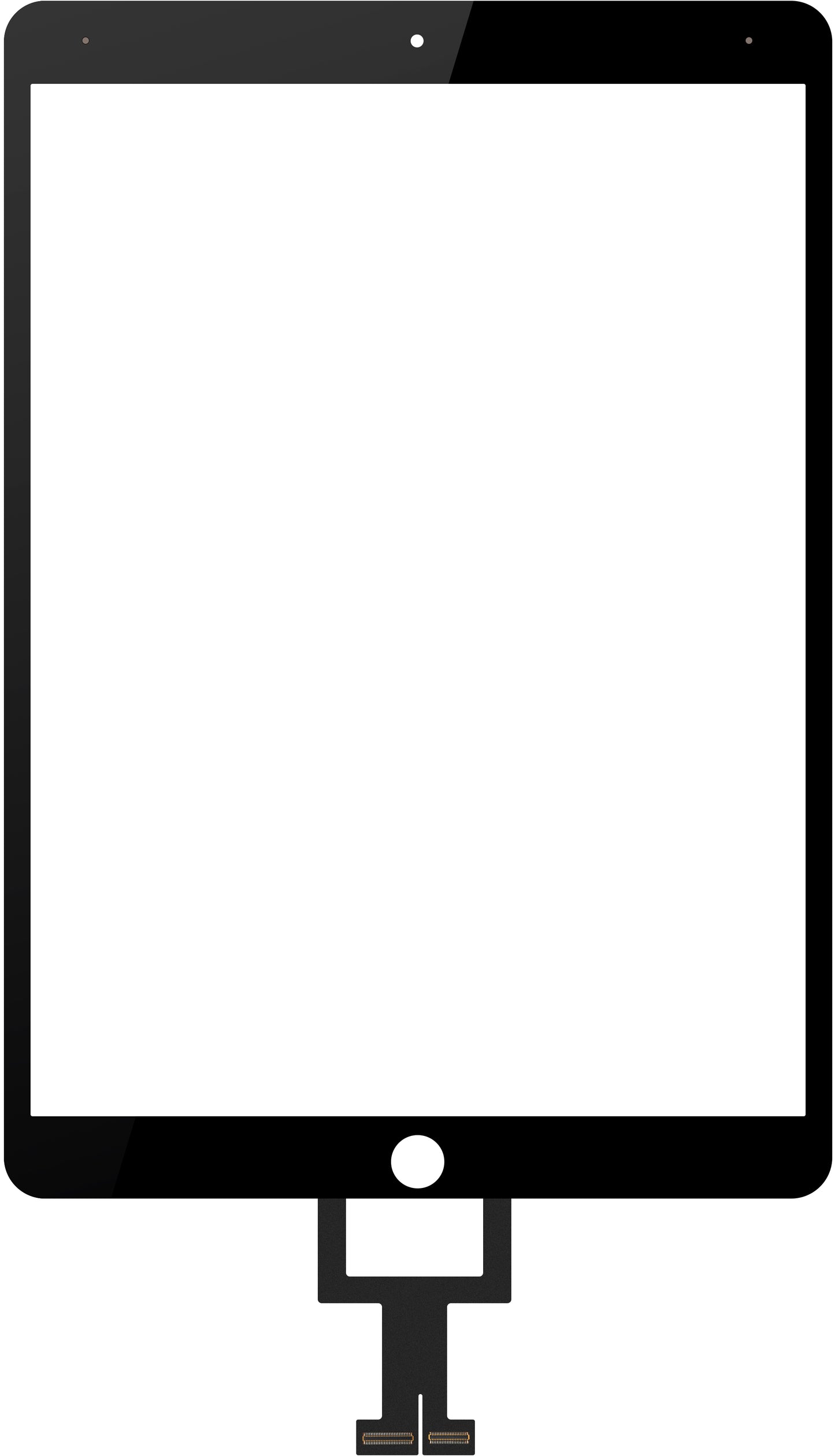 Touchscreen Forward Guard OCA do Apple iPad Air (2019), Czarny