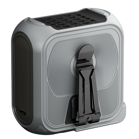 Wentylator przenośny Techsuit Z13 z zewnętrzną baterią 10000mAh, Szary