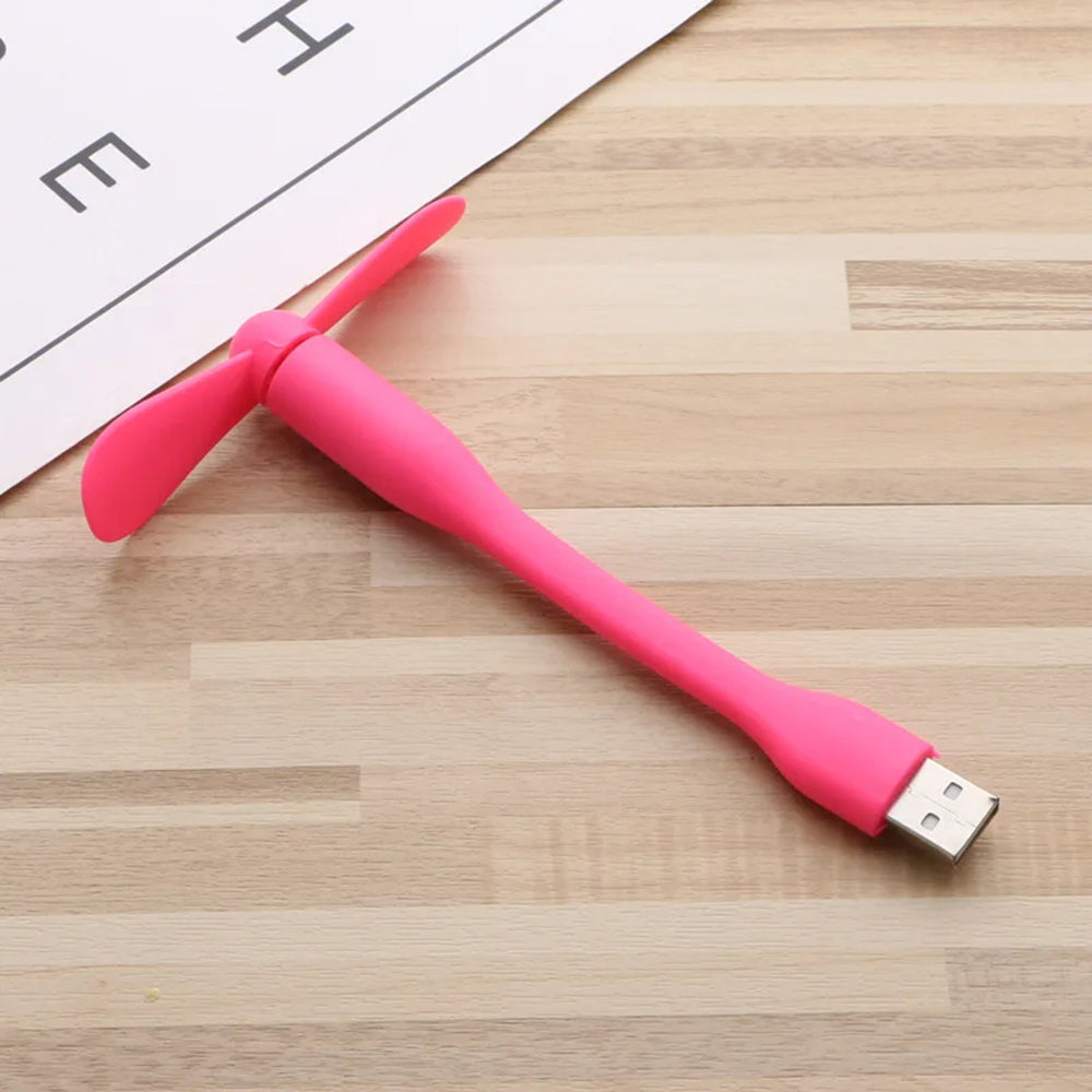 Wentylator USB Techsuit TUF1, Różowy