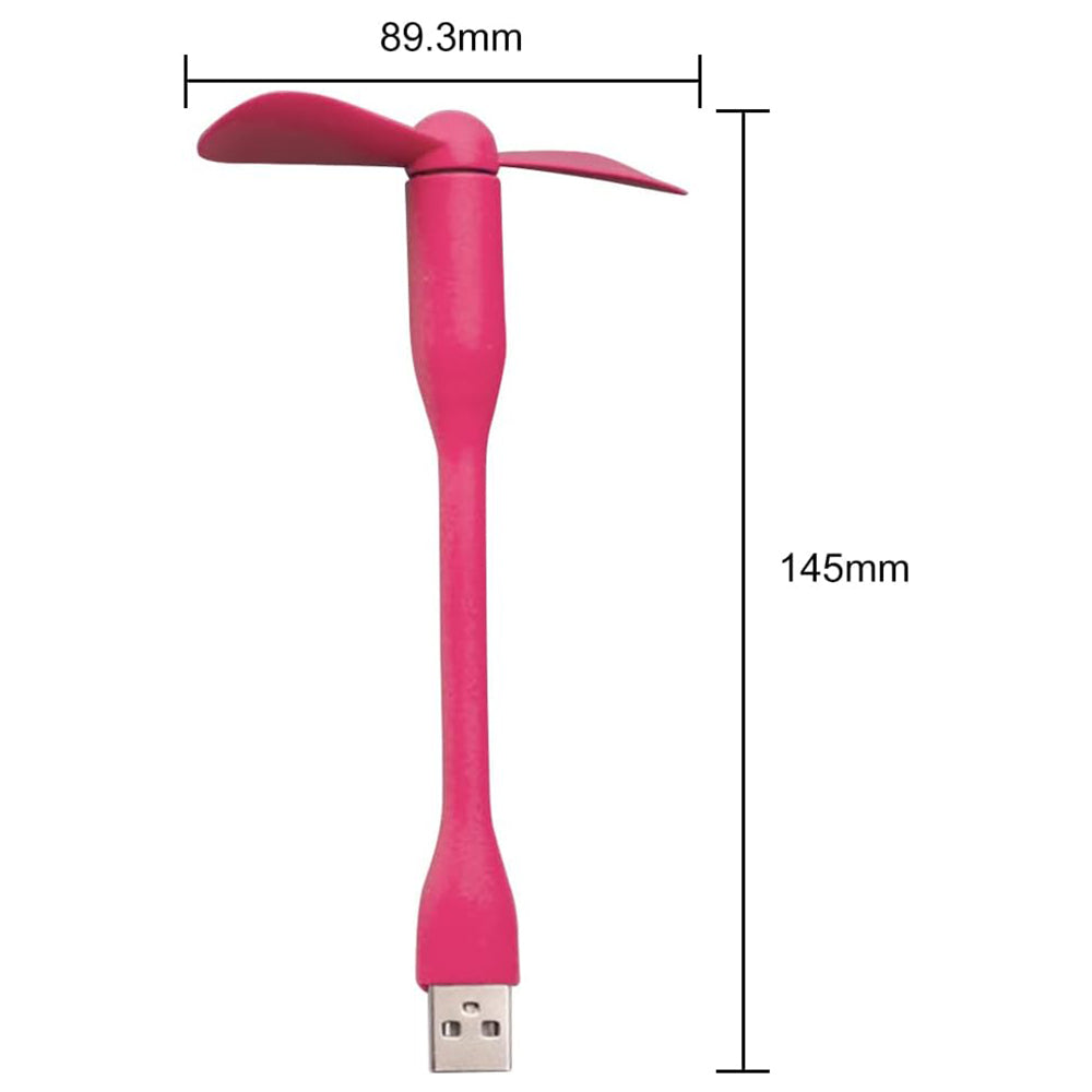 Wentylator USB Techsuit TUF1, Różowy