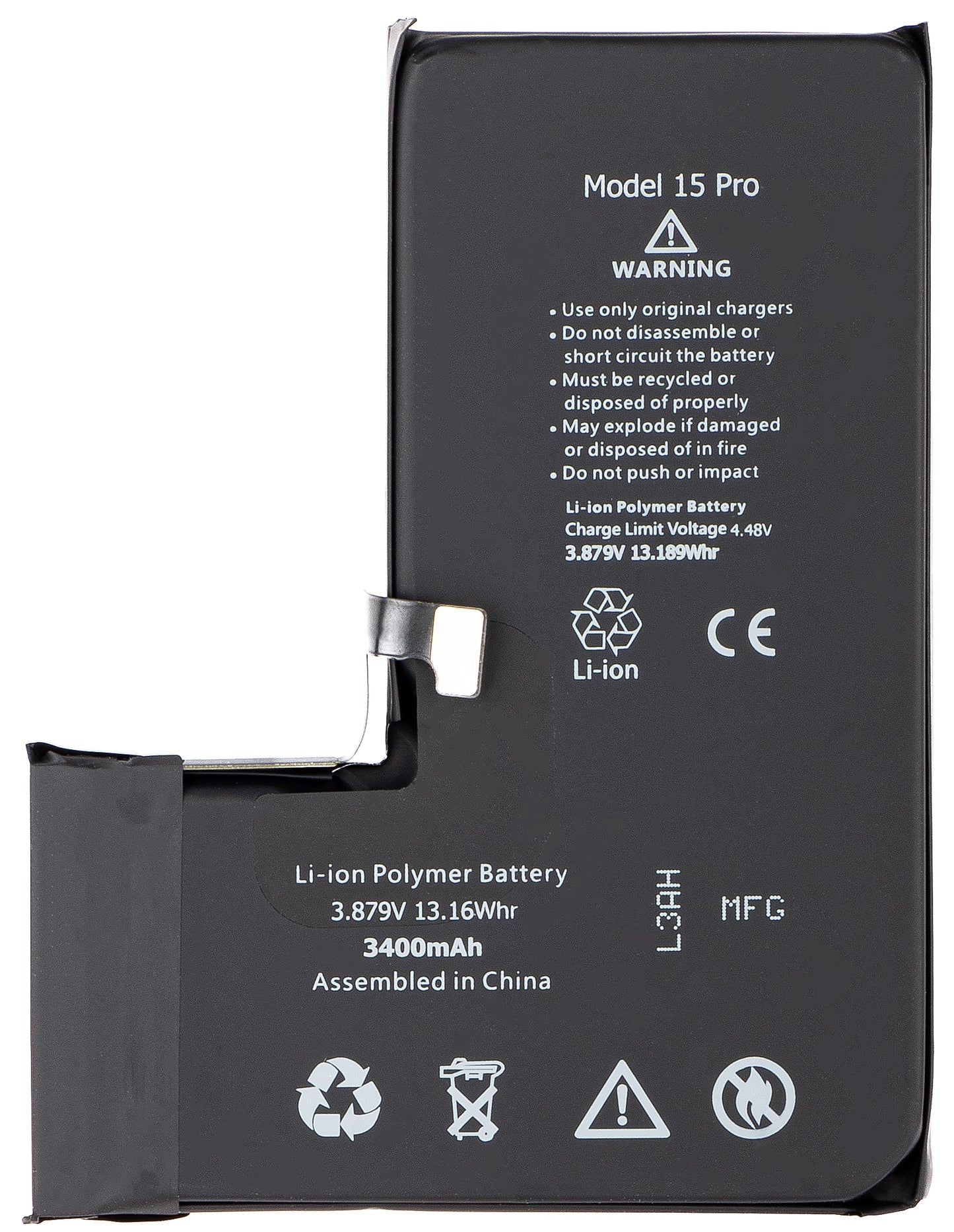 Akumulator Apple iPhone 15 Pro, High Capacity
