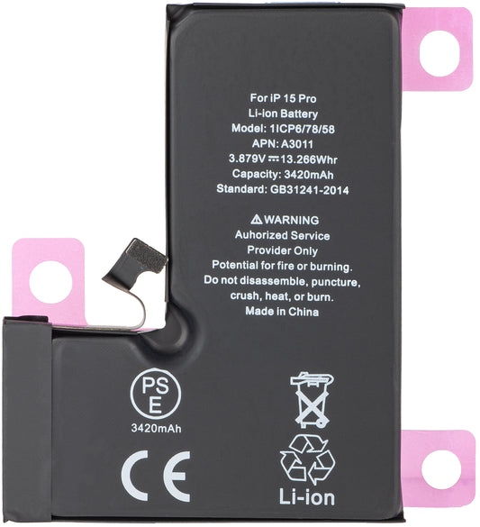 Bateria Apple iPhone 15 Pro, Diagnostic High Capacity
