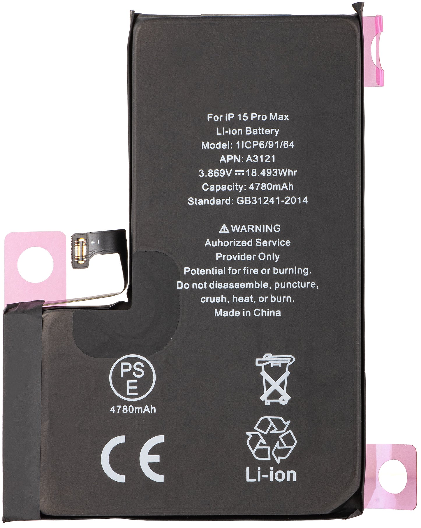 Bateria Apple iPhone 15 Pro Max, Diagnostic High Capacity