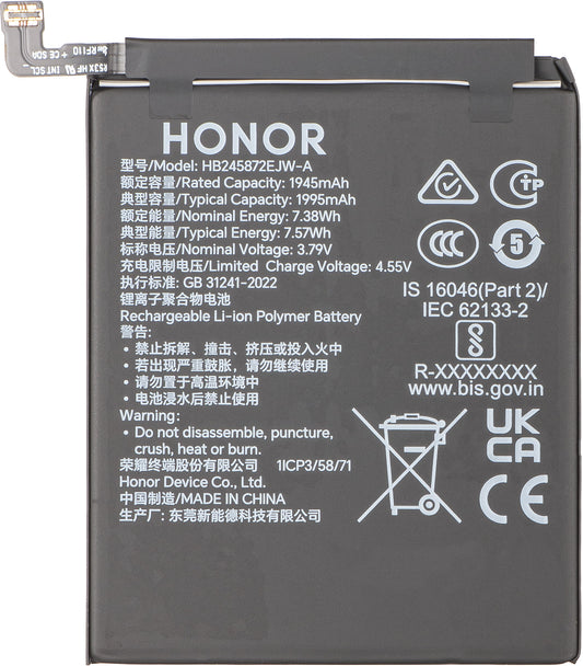 Akumulator Honor Magic V5, HB2958A7EJW-A, Service Pack 0235AQBL