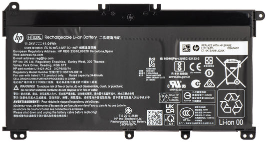 Akumulator HP HT03041XL-PR+PL, 3600 mAh, 41 Wh, 3-ogniwowy, Service Pack L11119-855 