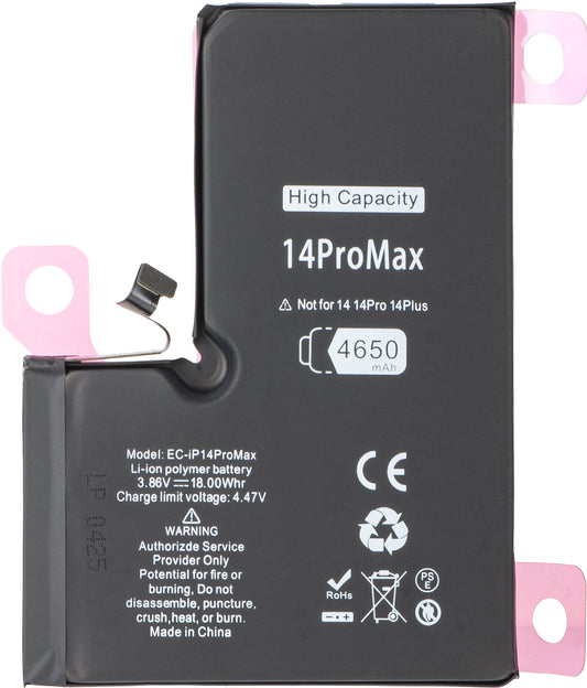 Battery for Apple iPhone 14 Pro, High Capacity