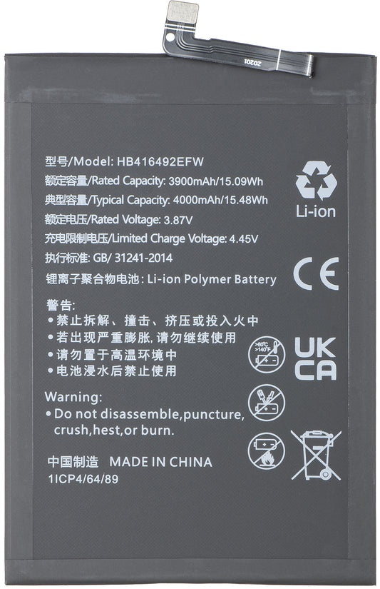 Akumulator do Honor X8 4G, HB416492EFW