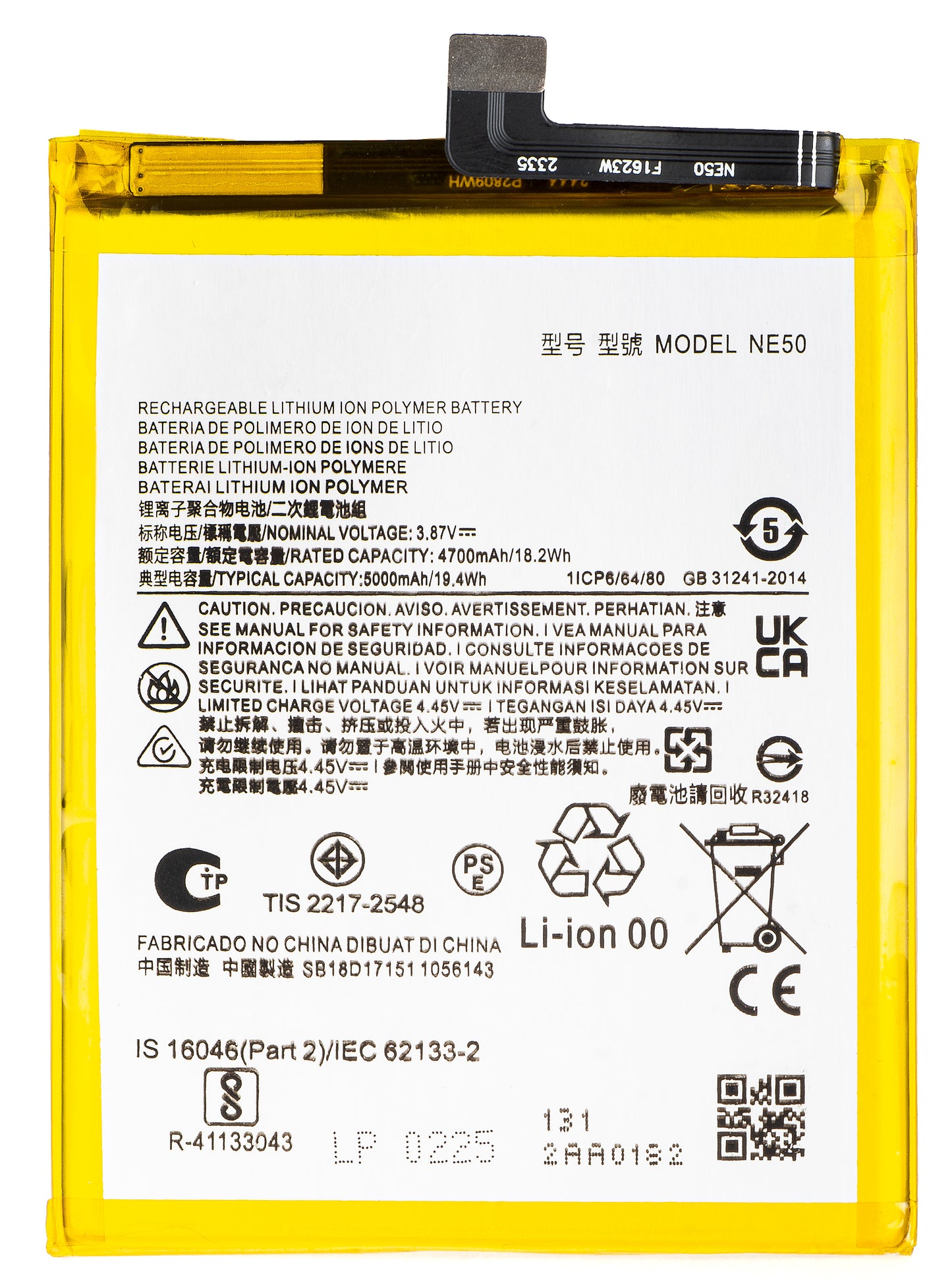 Akumulator do Motorola Moto G72 / G52 / G82, NE50