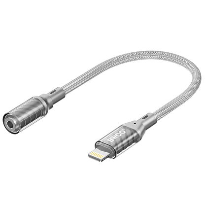 Lightning Audio Adapter - 3.5mm BWOO BZ66, Gray