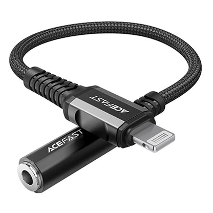 Adapter Audio Lightning - 3.5mm Acefast C1-05, Czarny